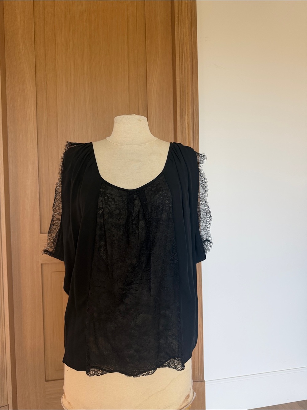 Joie Black Silk Blend Blouse